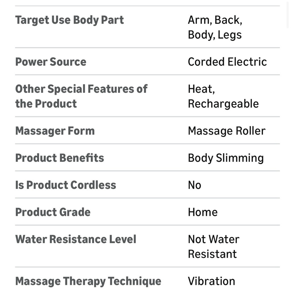Handheld Massager in White - Picture 10 of 10